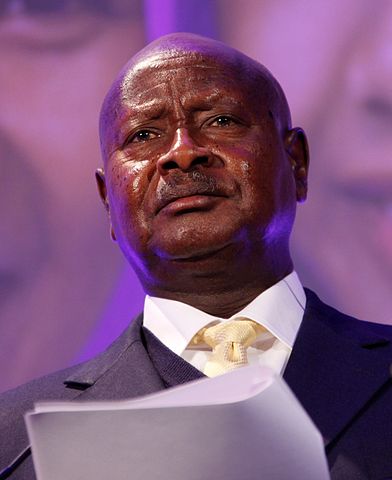 Yoweri Museveni, prezydent Ugandy od 1986 roku
